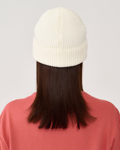 knit beanie / ivory