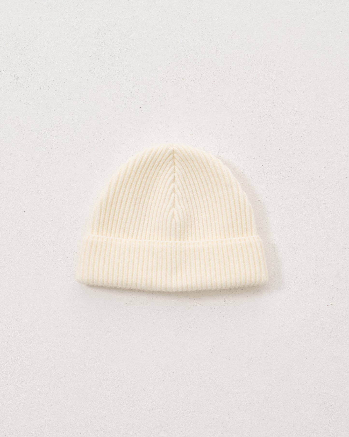 knit beanie / ivory