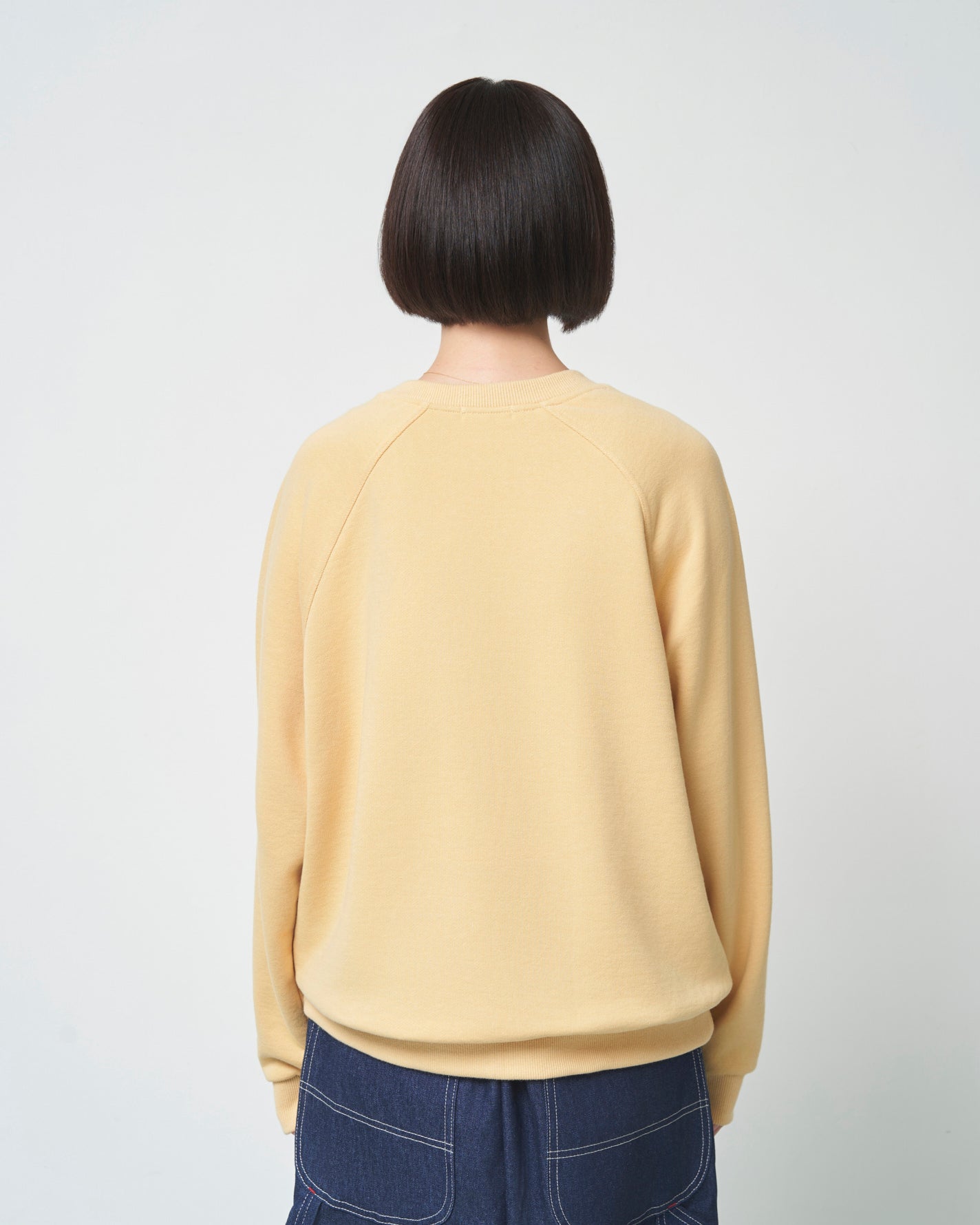 ［予約］ihanjun sweatshirt / smoky yellow