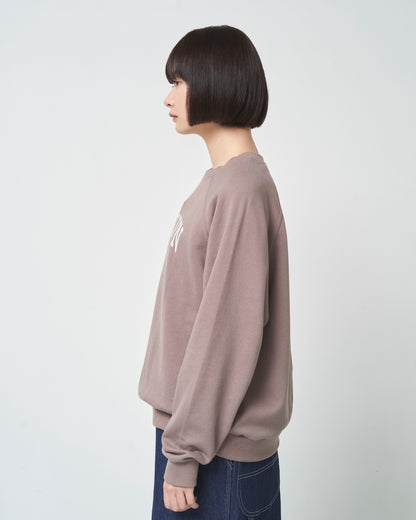 ［予約］ihanjun sweatshirt / light brown